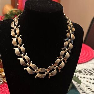 Vintage signed MARINO gold tone necklace